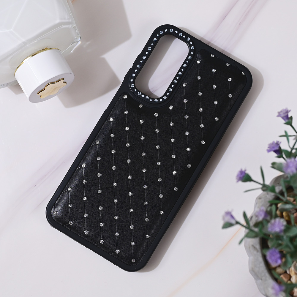 Torbica Bling za Samsung A556B Galaxy A55 5G crna