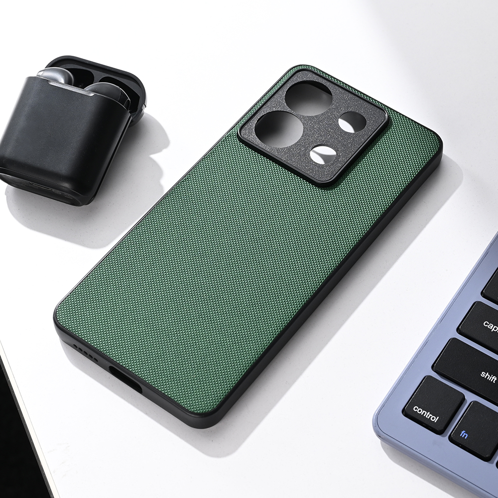 Torbica Teracell Scrub za Xiaomi Redmi Note 13 Pro 5G (EU) tamno zelena