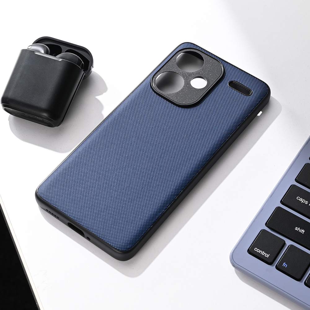 Torbica Teracell Scrub za Xiaomi Redmi Note 13 Pro Plus tamno plava