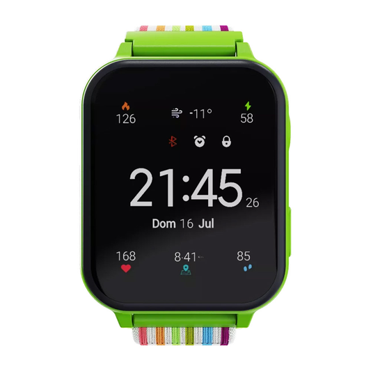 Smart watch CANYON Alfie KW-37, Kids, 1.69", GPS, nano SIM, 32+32MB, GSM, 400mAh, zeleni