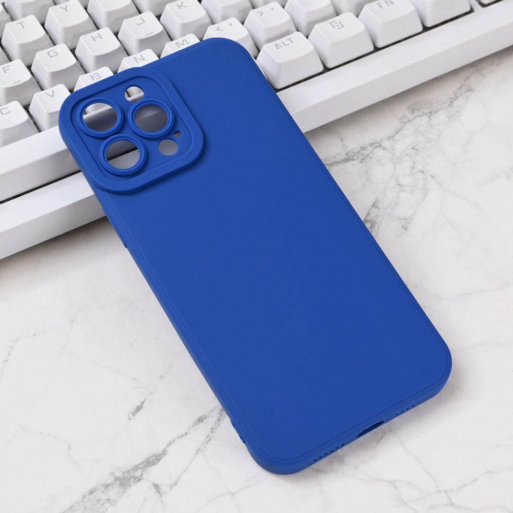 Torbica Silikon Pro Camera za iPhone 13 Pro Max 6.7 plava