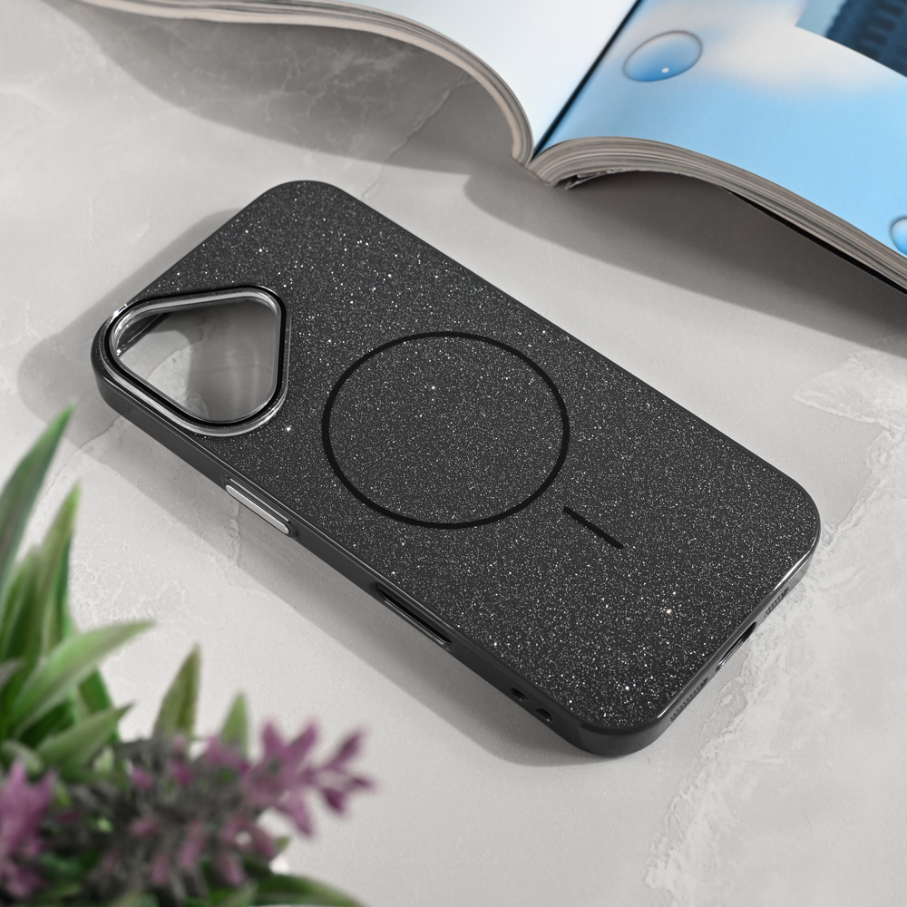 Torbica Magsafe Sparkle Dust za iPhone 16 6.1 crna