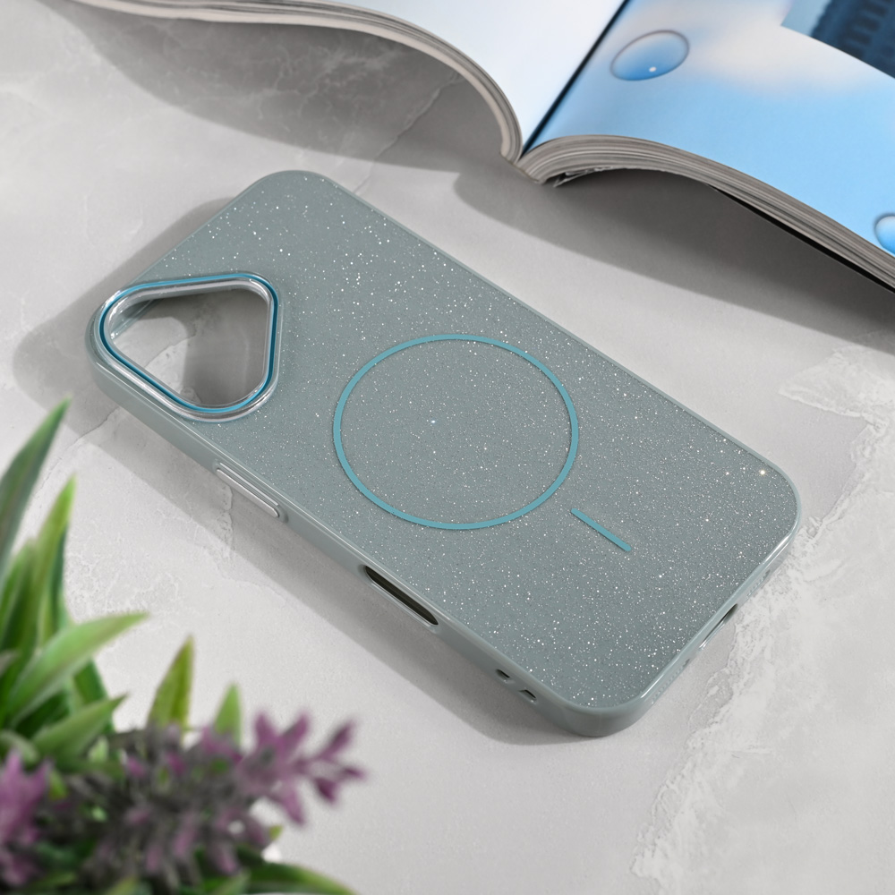 Torbica Magsafe Sparkle Dust za iPhone 16 6.1 zelena