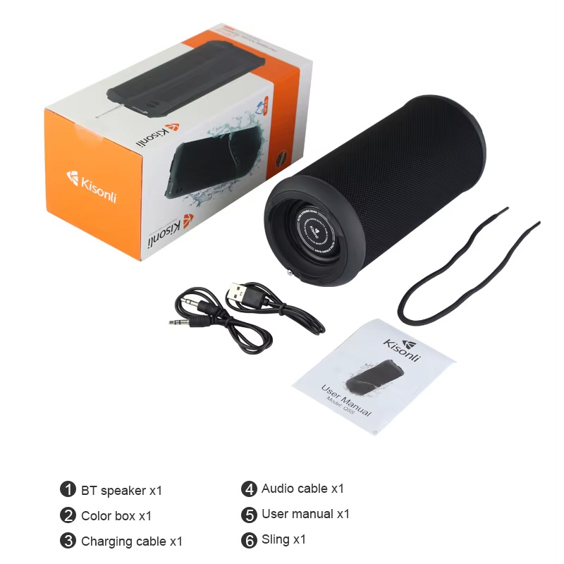 Bluetooth zvucnik Kisonli Q5S crni