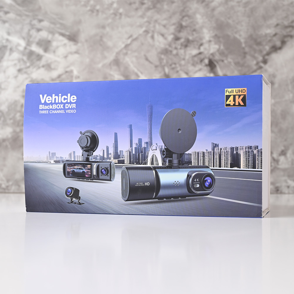 Kamera za Auto DashCam Pro WDR BlackBox JWD 4K crna