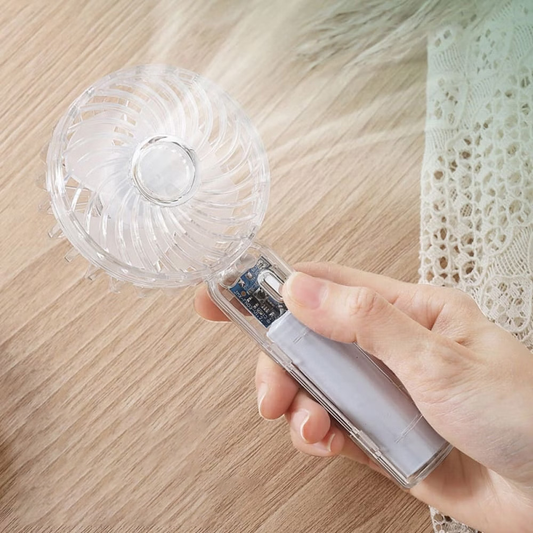 Rucni ventilator REMAX RS-SF01 transparent