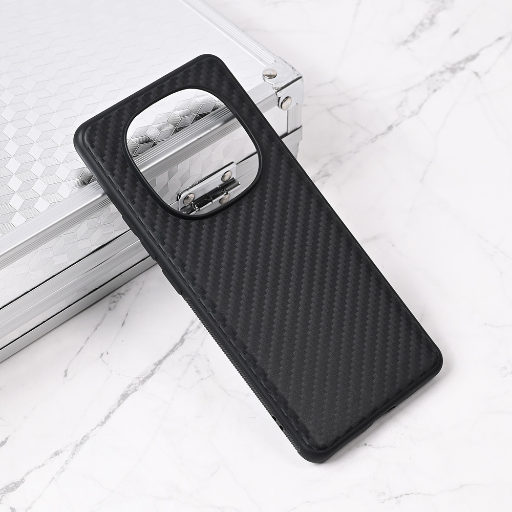 Torbica Carbon fiber za Xiaomi Redmi Note 14 Pro Plus (EU) crna