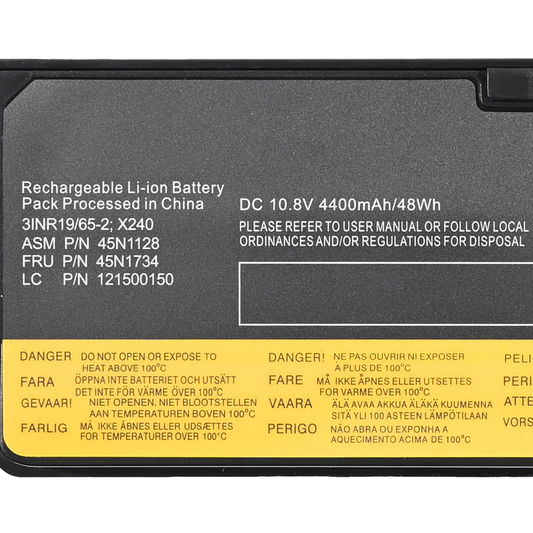 Baterija za laptop Lenovo X240, X250, X260, T550 10.8V 4400mAh 48Wh HQ2200 B