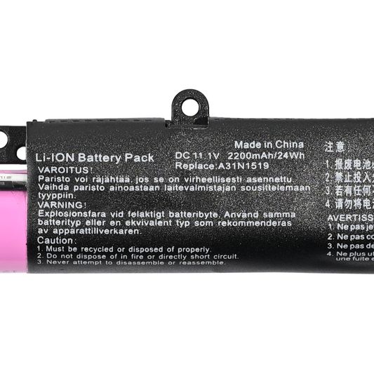 Baterija za laptop Asus X540S X540L X540LA-SI302 X540SA X540S 11.1V 24Wh HQ2200 B