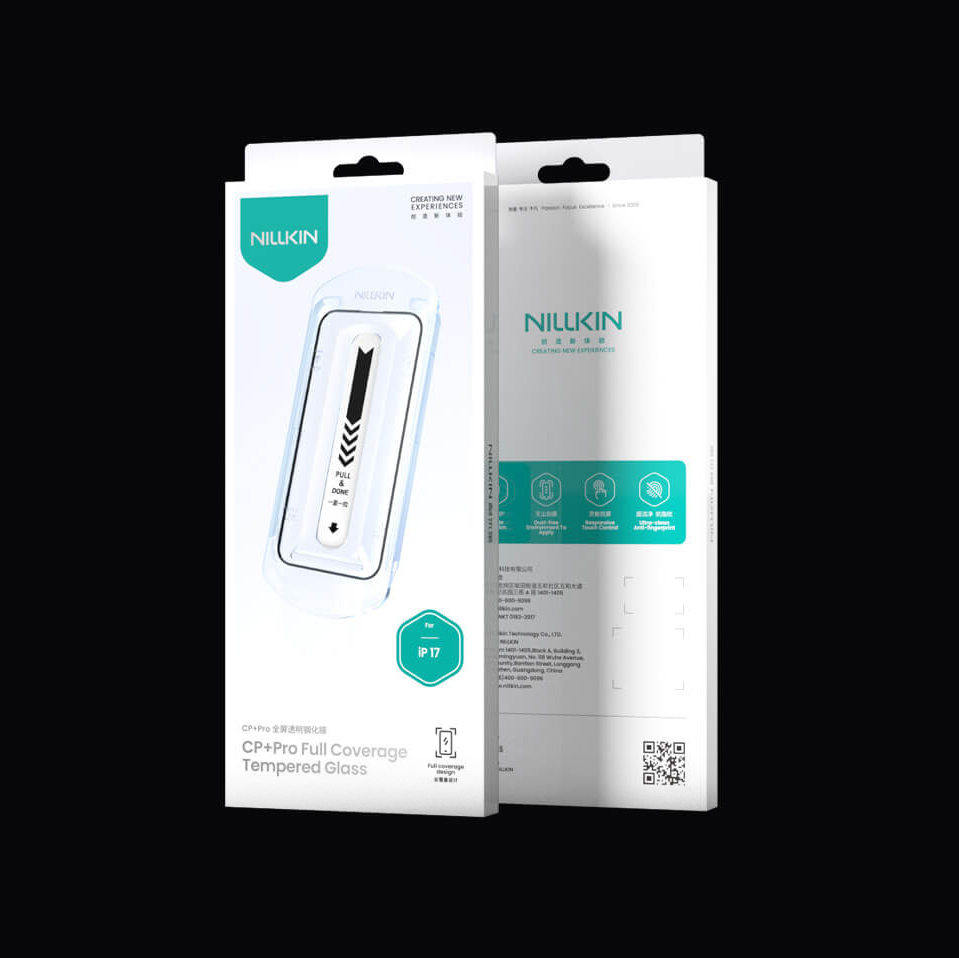 Zastitno staklo Tempered glass Nillkin CP+ Pro za iPhone 17 Pro 6.3 crni (sa kalupom)