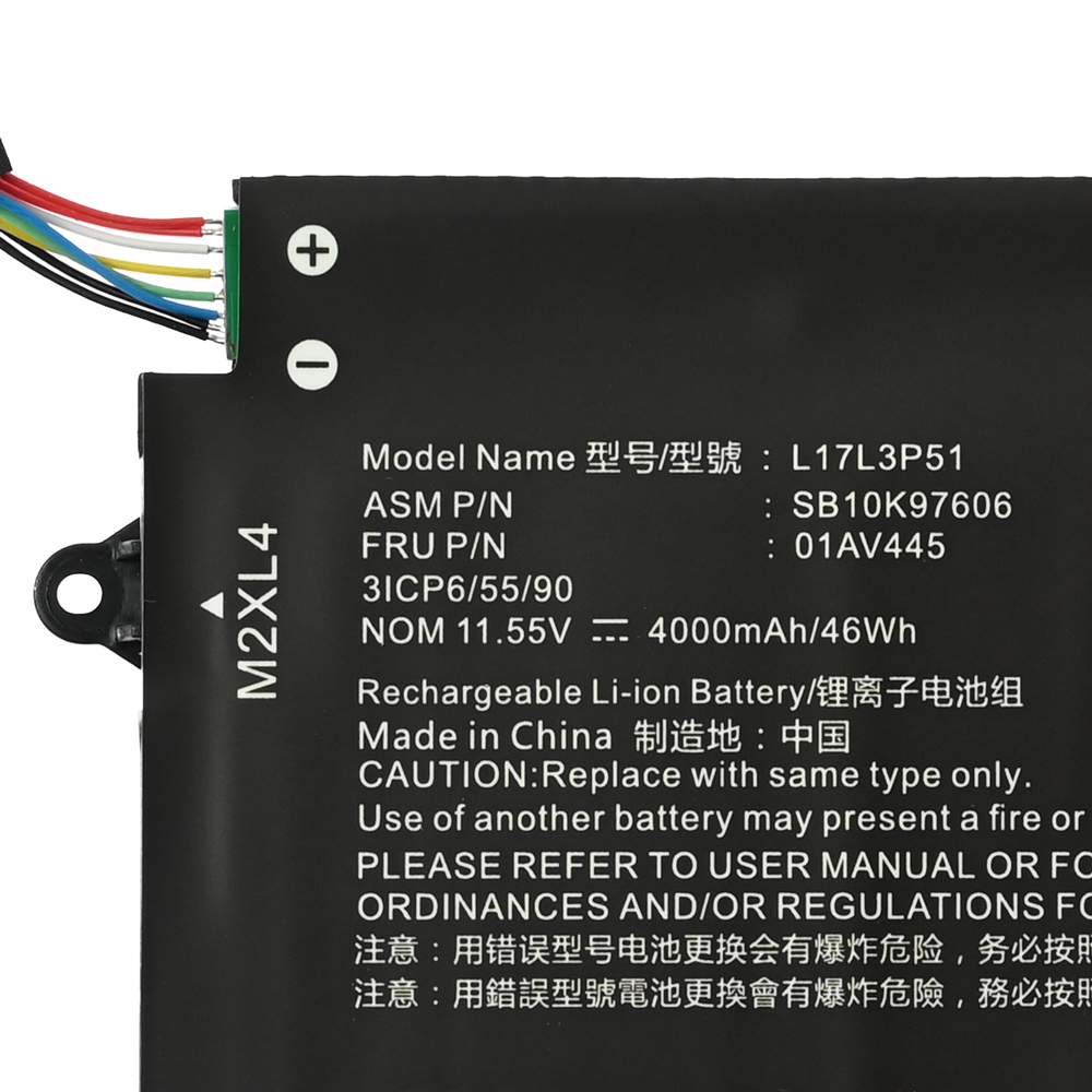 Baterija za laptop Lenovo Thinkpad E14 E15 E480 E490 E580 E590 L17C3P51 HQ2200 B