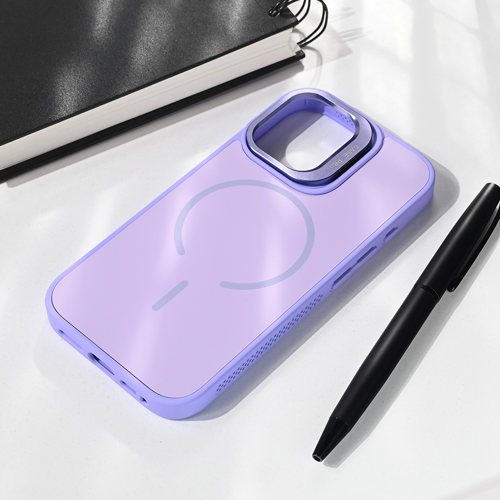 Torbica Magsafe Matte Shield za iPhone 16 6.1 ljubicasta