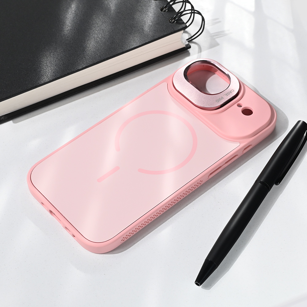 Torbica Magsafe Matte Shield za iPhone 17 Air 6.6 roze