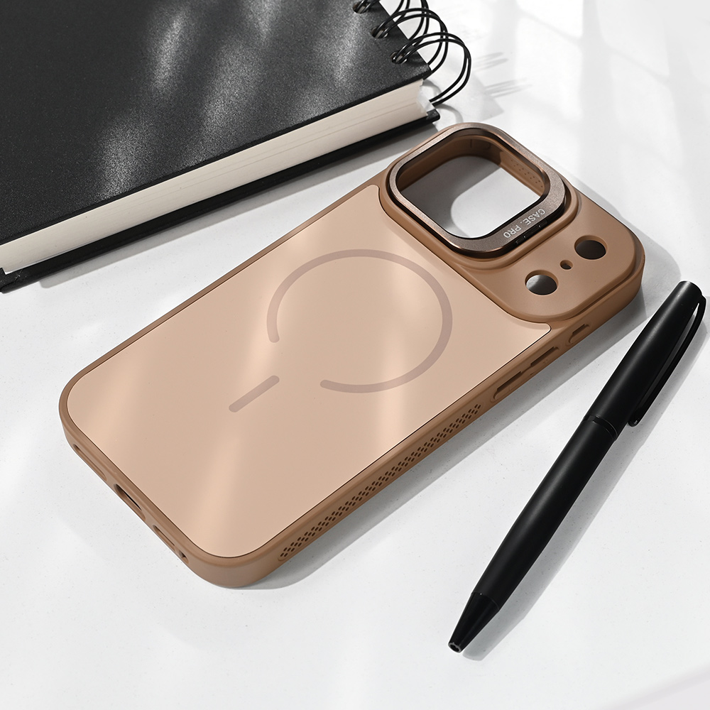 Torbica Magsafe Matte Shield za iPhone 17 Pro Max 6.9 braon