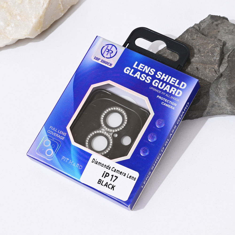 Zastita za kameru Diamond za iPhone 17 6.3 crna