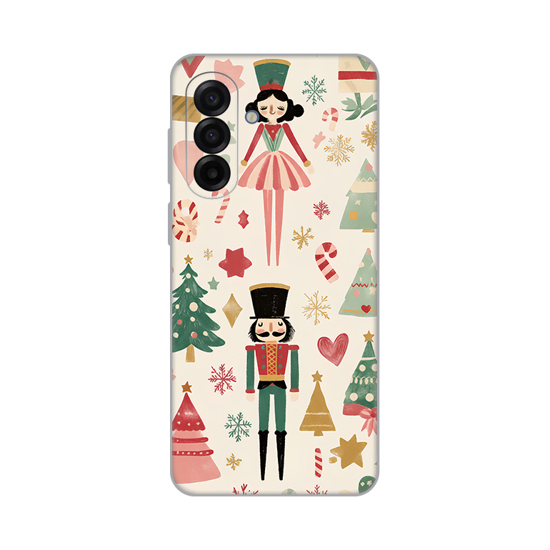Torbica Silikonska Print za Samsung A175F Galaxy A17 Vintage Christmas