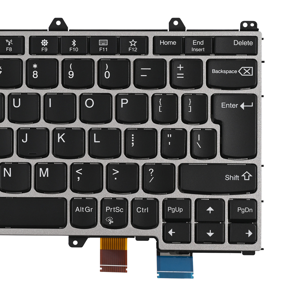 Tastatura za laptop Lenovo ThinkPad X380 Yoga sivi frejm veliki enter