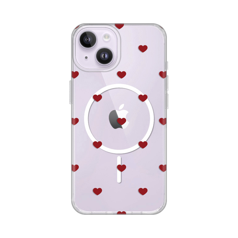 Torbica Print Magsafe za iPhone 13/14 6.1 Red Hearts