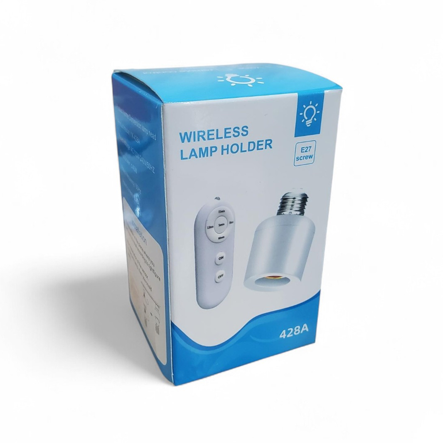 Wireless E27 sijalicno grlo JWD belo sa daljinskim