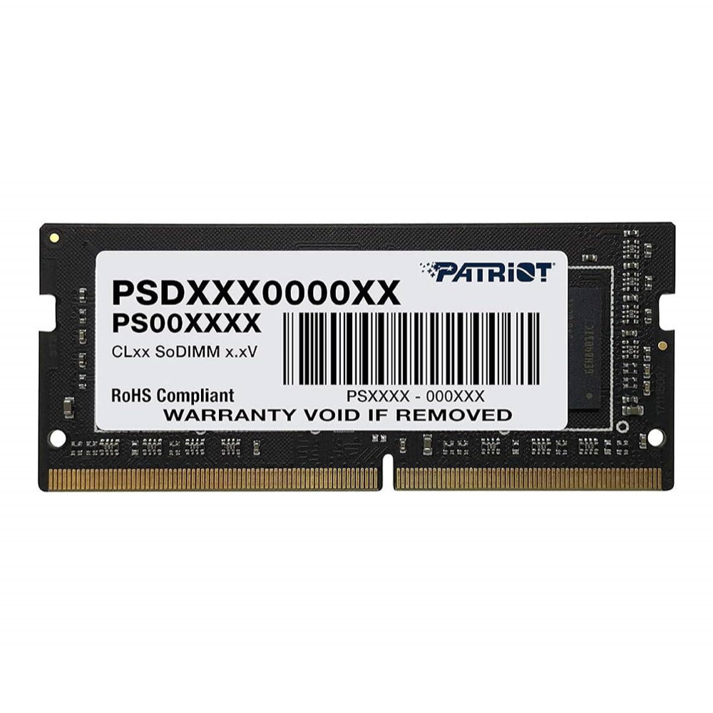 Memorija SODIMM DDR4 16GB 3200MHz Patriot Signature Single Channel PSD416G32002S
