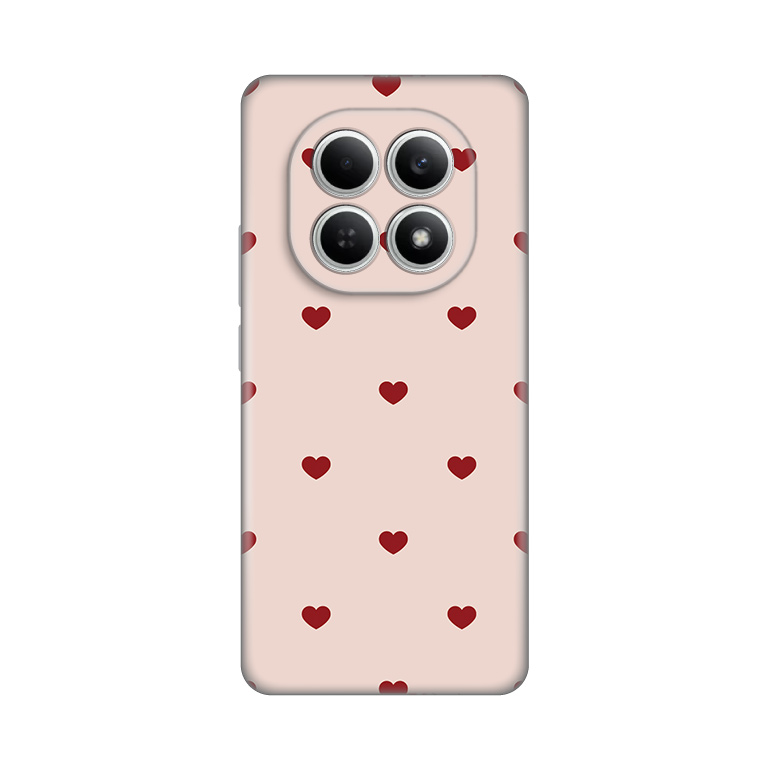 Torbica Silikonska Print za Xiaomi Redmi Note 15 5G Beige Hearts