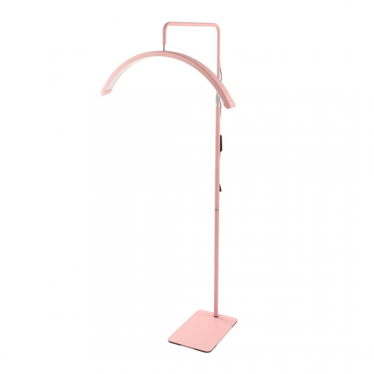 Podna LED lampa Half moon roze
