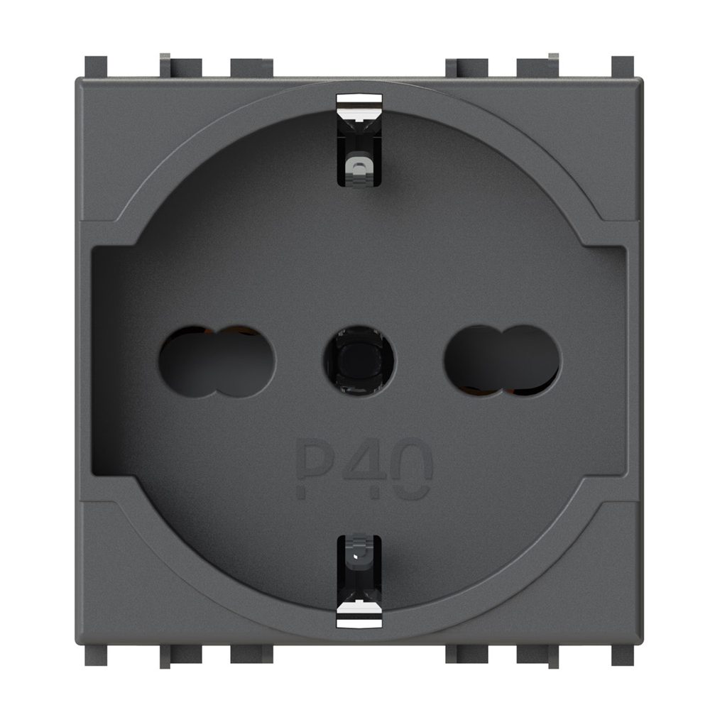 Uticnica P40 Vimar Arke crna 4B.V19.P40
