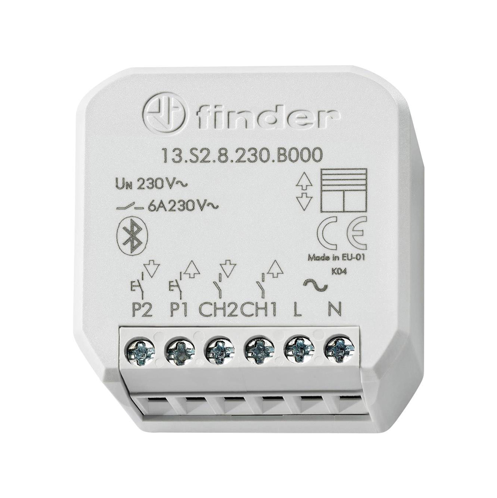 Aktuator za roletne Bluetooth, 2NO/6A, 230VAC, 13.S2.8.230.B000