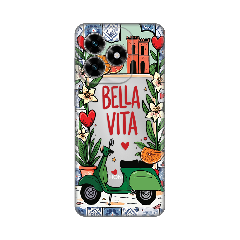 Torbica Silikonska Print Skin za Honor X5c Plus Bella Vita