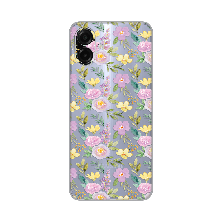 Torbica Silikonska Print Skin za Samsung A075F Galaxy A07 Soft Flowers