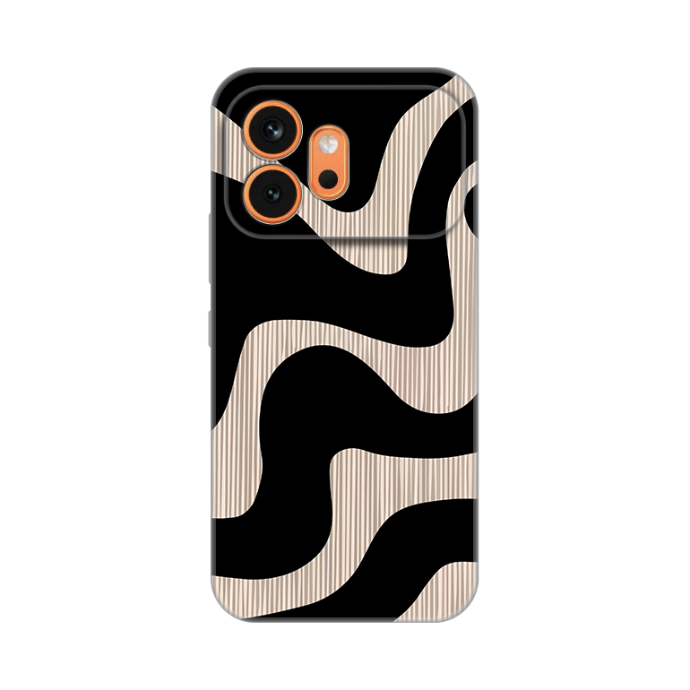 Torbica Silikonska Print Skin za Honor 600 Black Flow
