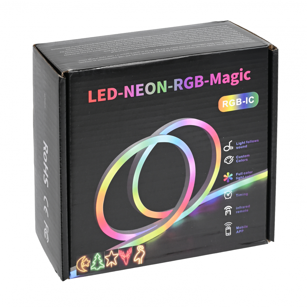 LED svetlo Neon rope RGB 5m