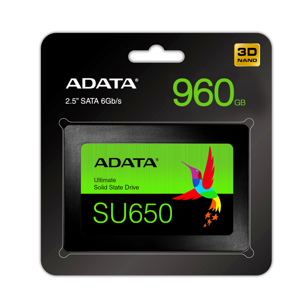 SSD 2.5 SATA3 256GB Adata 520MBs/480MBs SU650SS-256GT-R