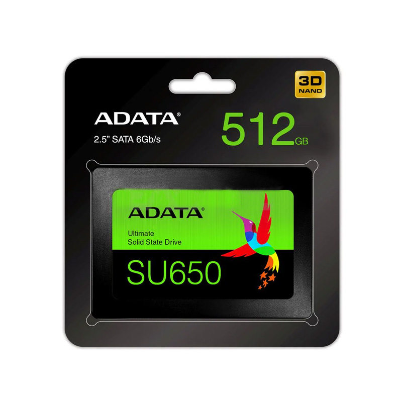 SSD 2.5 SATA3 512GB Adata 3D Nand ASU650SS-512GT-R 520MBs/450MBs