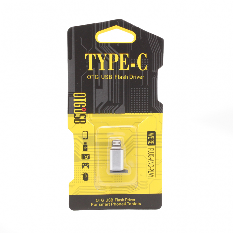 Adapter Micro USB na iPhone srebrni