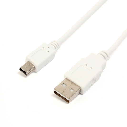 Auto punjac Teracell Ultra DC01 2.4A sa Mini USB kablom beli