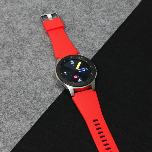 Narukvica relief za smart watch 22mm crvena