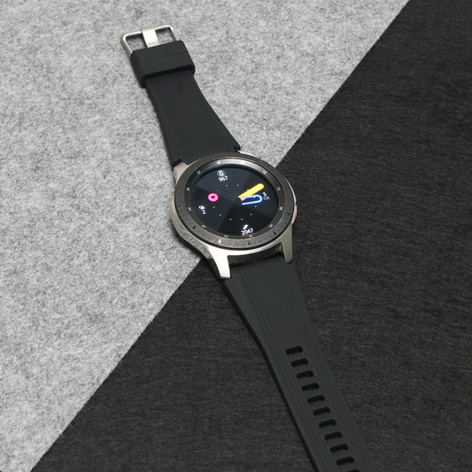 Narukvica relief za smart watch 22mm crna