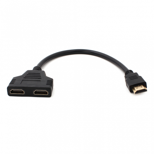 Adapter HDMI M na 2 HDMI Z JWD-HDMI22