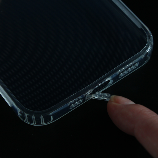 Torbica silikonska Ultra Thin with pluggy za iPhone 12 Mini 5.4 transparent