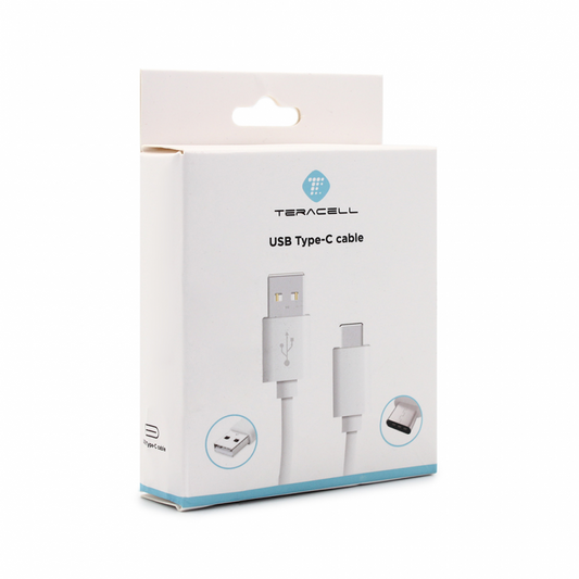 Data kabl Teracell Plus 2.4A Type C crni 2m