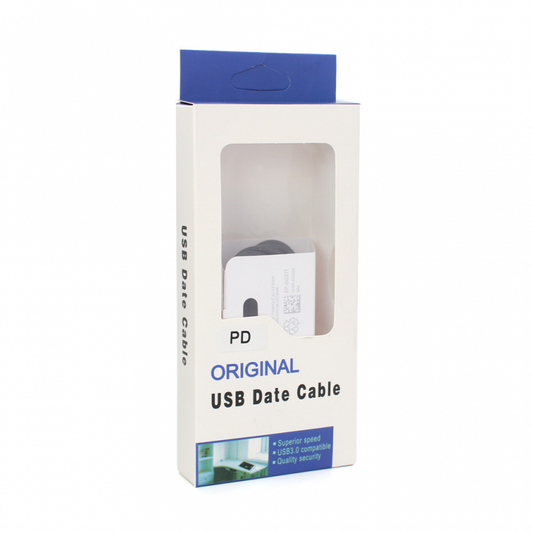 Data kabl PD Type C na Type C crni 1m