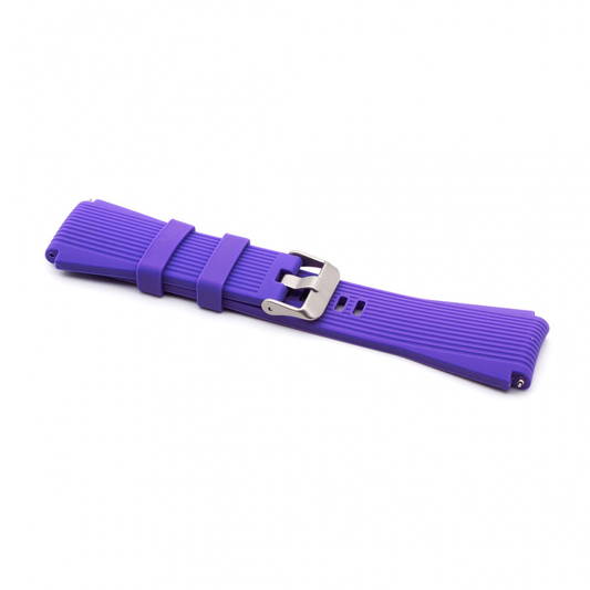 Narukvica relief za smart watch 22mm tamno ljubicasta