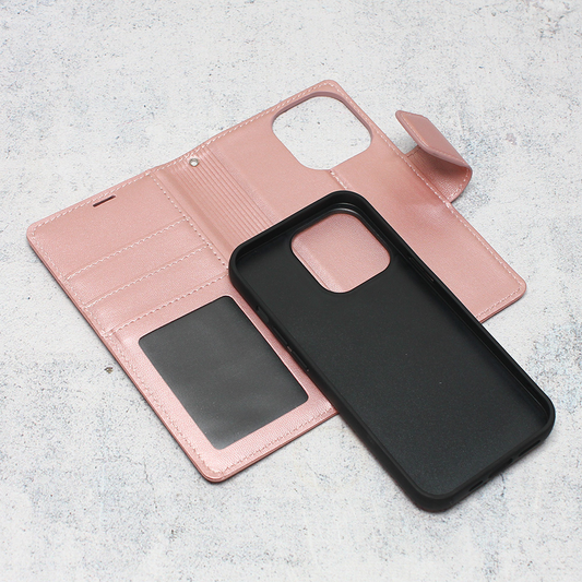Torbica Hanman Canvas ORG 2u1 za iPhone 13 Pro 6.1 roze
