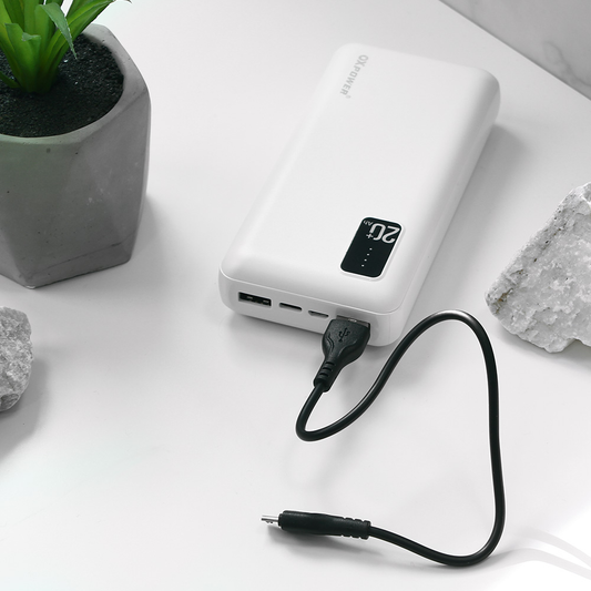 Power bank prenosiva baterija Oxpower PW20 20000 mAh bela