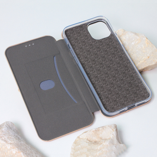 Torbica Teracell Flip Cover za iPhone 14 Plus 6.7 zlatna