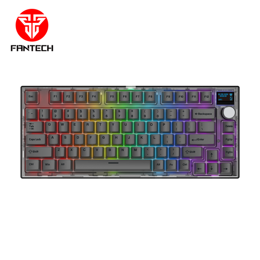 Tastatura Mehanicka Gaming Fantech MK910 RGB PBT Maxfit81 Frost Wireless crna (blue switch)
