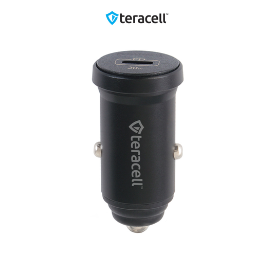 Auto punjac Teracell Evolution TC-12 PD 20W crni sa PD Lightning kablom crni
