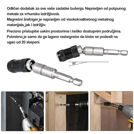 Nastavak za busenje pod uglom 20 stepeni