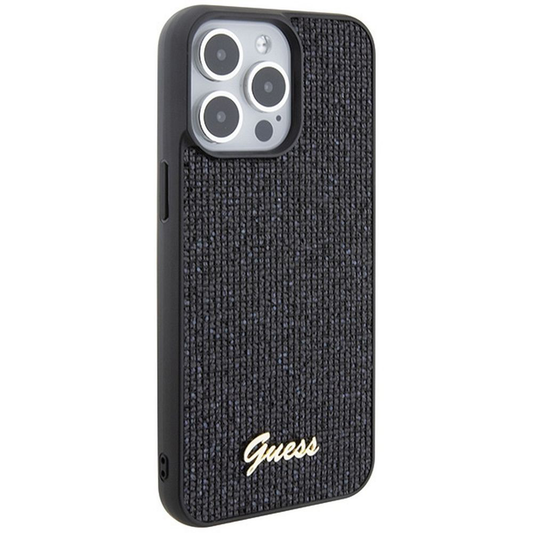 Torbica Guess Hc PU Disco Script Metal za iPhone 15 Pro Max 6.7 (GUHCP15XPMSDGSK)